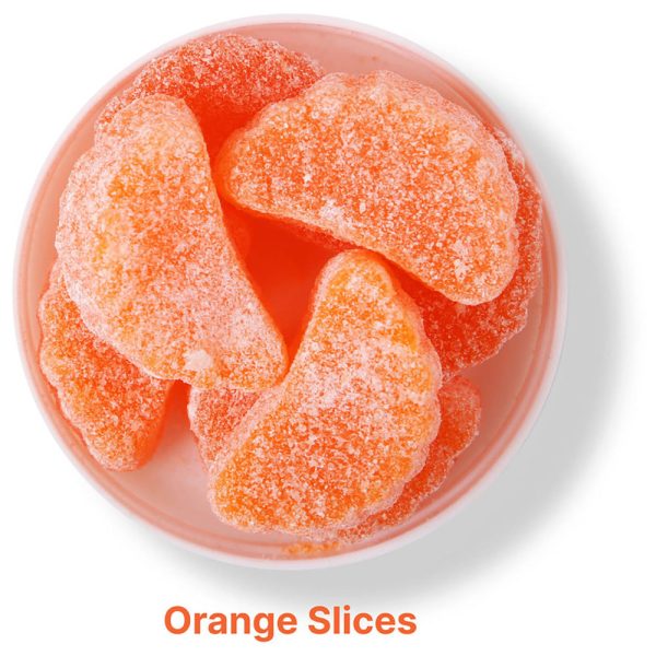 SugarSpot Clear Orange Slices: Small Jar For Sale - Image 2