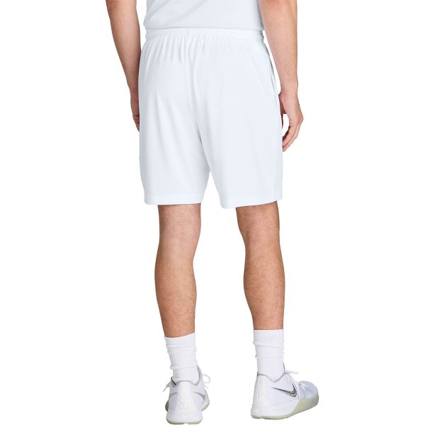 Sport-Tek Men s White PosiCharge Competitor 7  Pocketed Short Hot on Sale - Image 4