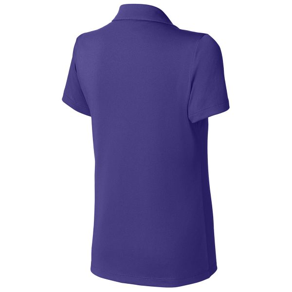 Sport-Tek Women s Purple  White Competitor United Polo Online now - Image 2