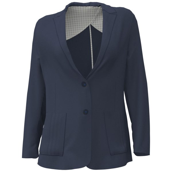 A. PUTNAM Women s Dress Blues Travel Blazer For Cheap