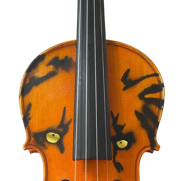 Rozanna s Violins Lion Spirit Violin Outfit - Golden Eyes 3 4 | Includes Bow, Rosin, Case & Strings | MaxStrata® Discount - Image 2
